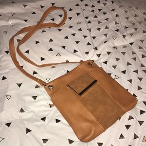 Leather shoulder purse